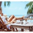 thumbnail image 3 of iLive Waterproof Fabric Wireless Speaker, 2.56 x 2.56 x 3.4 Inches, Built-in Rechargeable Battery, Light Gray (ISBW108LG), 3 of 3