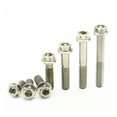 thumbnail image 2 of Titanium Bolts M8 M10 Ti Bolt Steel Color Motor Bike Hexagon Hollow Flange Head Screws Ti Fastener 1 PIece ,Easy to Use, 2 of 4