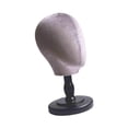 thumbnail image 3 of Soporte para cabeza de peluca, soporte para sombreros, para exhibición de pelucas, tejido, trenzado de cabello, venta al por menor Base negra, 3 of 9