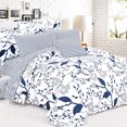 thumbnail image 1 of North Home Cynthia 100% Cotton 4 PC Duvet Cover Set, 1 of 1
