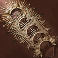 thumbnail image 6 of Greek Goddess Sun Headband - Gold Spiked Renfaire Virgin Mary Sunburst Goddess Halo Crown Fantasy Statue of Liberty Headpiece for Women Halloween Cosplay Renaissance Costume Headwear, 6 of 6