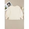 thumbnail image 3 of a.Jesdani Cozy Plus-Size Waffle Knit Sweatshirt - Drop Shoulder Style!, 3 of 8