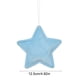 thumbnail image 3 of Colgante decorativo en forma de estrella | Juego de 5 adornos colgantes de vidrio marino multicolor | Tela reciclada ecológica | Idea de regalo para cumpleaños Navidades Inauguración de casa | 12,5, 3 of 7