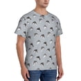 thumbnail image 5 of Rocae Party Shark Cute for Men's Moisture-Wicking Crew Tee - T-Shirt for Sports, Outdoor Activities, and Casual WearLarge, 5 of 9