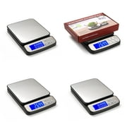 CCWeigh Digital Postal Scale, Stainless Steel Platform Scale for Shipping Package With 110 lbs Capacity and 0.1 Ounce Readibility