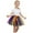 Purple, variant on Odeerbi Toddler Girls Layered Tutu Skirt Tulle Dance Skirts Toddler Baby Cute Multicolour Net Yarn Princess Skirt Multi-color Bow Skirt Pink 2-4 Years