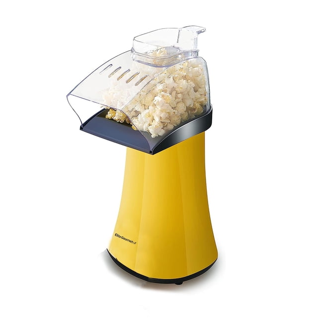 Máquina Palomitas Aire Caliente 16tzs Vaso Mantequilla Elite ELITE GOURMET Amarilla