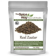 The Spice Way - Real Zaatar with Hyssop spice blend | 2 oz | (No Thyme that is used as an hyssop substitute). With sumac. No Additives, No Perservatives, (Za'atar/zatar/zahtar/zahatar/za atar)