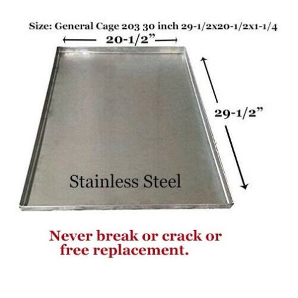 Chewproof Kennel Replacement Tray for Dog Heavy Duty Pan Chew Proof