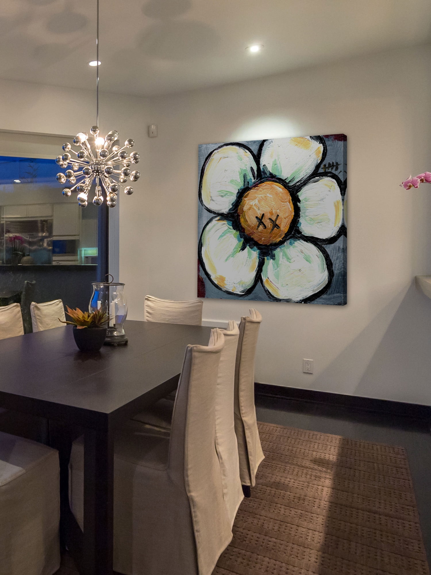 Marmont Hill "XX Flower" by Tori Campisi Painting Print on Canvas