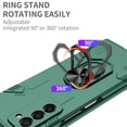 thumbnail image 4 of Galaxy Z Fold 2 Case with 360°Rotate Ring Holder, Allytech Premium Hard PC Scratch Resistant Anti-Drop Viewing Kickstand Folio Foldable Cover for Samsung Galaxy Z Fold 2 5G(2020), Darkgreen, 4 of 10