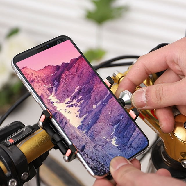 Scooter Phone Clip 360 Soporte de teléfono universal ajustable para bicicleta Anti Shake Hugtrwg Para estrenar