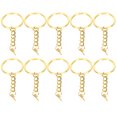 thumbnail image 2 of Key Ring, Alloy Key Chain Diy Accessory Excellent Alloy Material  For Fashion Accessories For Girlfriend Gift For Love Gift For Girls Accessories Silver,Gold, 2 of 8