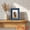 Dark Blue, variant on Unique Bargains MDF Wood Cute Wavy Picture Frame Black 4" x 6"