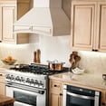 thumbnail image 4 of ZLINE 30 in. Wooden Wall Mount Range Hood in White - Includes Motor, 4 of 5