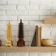 thumbnail image 6 of Uxcell Metal Chinese Pagoda Statue, 9 Levels 5.1" Miniature Tower Ornament 3D Feng Shui Sculpture Model for Home Office Desktop Ornaments Collectible Decoration Figurines, Bronze, 6 of 7