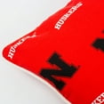 thumbnail image 5 of Nebraska Cornhuskers College Covers Indoor or Outdoor Decorative Pillow Pair, 16 in x 16 in, 5 of 7