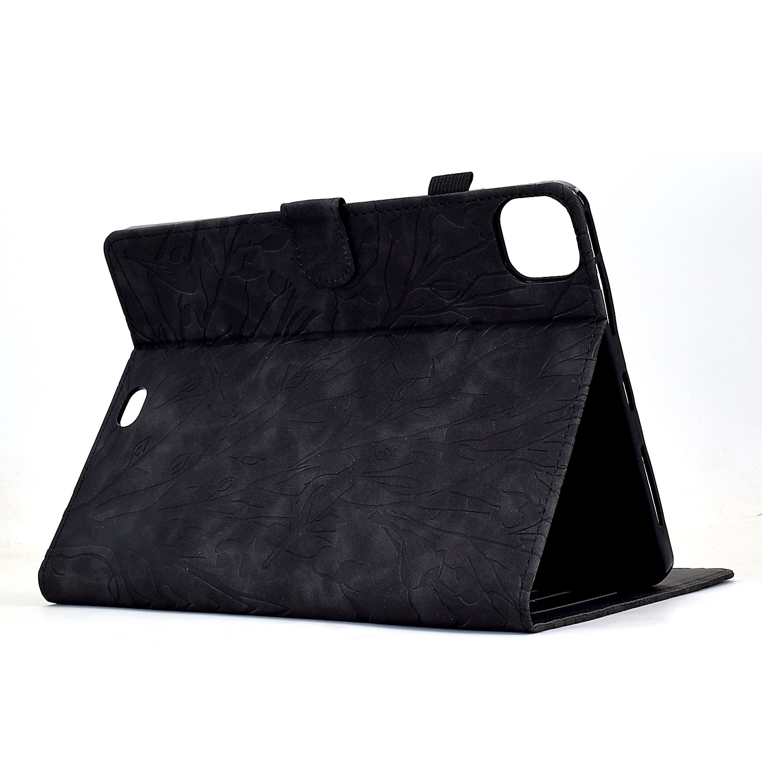 Decase Case for Apple iPad Pro 11-inch (M4) 2024 with Stand/Pencil Holder/Pockets,PU Leather Multi-Angle Viewing Stand Flip Case with Card Slot, Magnetic Clasp for iPad Pro 11-inch (M4) 2024,Black