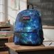 thumbnail image 1 of Mochila Jansport Doubleton Cyberspace Azul Escolar Casual Azul Liso, 1 of 8