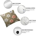 thumbnail image 4 of BANET   Decorative Throw Pillow Covers Rhombic Jacquard Pillowcase Soft Square Cushion Case for Couch Sofa Bed Bedroom Living Room White, 4 of 5