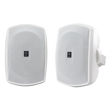 Yamaha - Natural Sound 6-1/2" 2-Way All-Weather Outdoor Speakers (Pair) - White - image 2