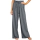 thumbnail image 4 of Pantalones Casuales Para Mujer, Elegantes Pantalones Largos Con Cinturón Para La Vida Diaria ANGGREK Gris M, 4 of 5