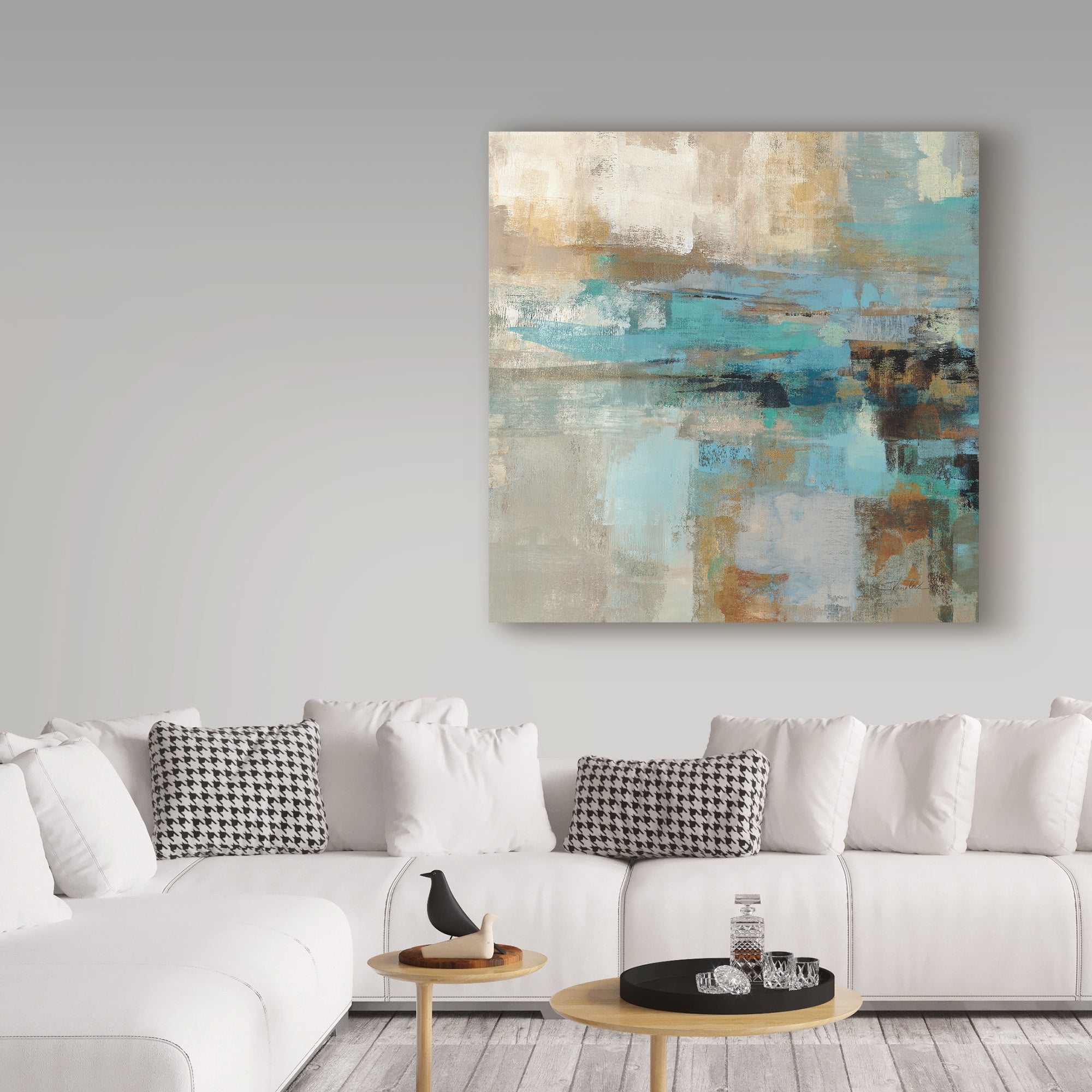 Trademark Fine Art 'Morning Fjord Square I' Canvas Art by Silvia Vassileva