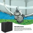 thumbnail image 6 of LYY-Sand Filter Cover, Pool Filter Sand Cylinder Cover, Sand Filter Pump Cover, 33x24x33.8in Anti UV Above Ground Pool Pump Cover, 420d Oxford Cloth Fabric Pool Filter Cover&&, 6 of 7