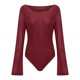 thumbnail image 4 of Blusa sexy de mujer con cuello barco y mangas de encaje - Top ajustado transparente - Poliéster - Elegante para salir por la noche - Combínalo con vaqueros - Tallas S-XXL, 4 of 8