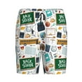 thumbnail image 4 of Wukai Back To School A Men’s Short Pajama Pants With Pockets Soft Sleep Pj Shorts for Men-X-Large, 4 of 6