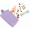 thumbnail image 3 of shiyou-Snack Bags Mini Cooler lunch Bag Freezer Insulated Lunch Box Pouch with Buckle for Adults Work Travel,Purple, 3 of 4