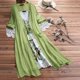 thumbnail image 2 of Dnzceghtig Qertyioot Boho Vestido Vintage de Manga 3/4 de Dos Piezas con Estampado de Flores y Cuello Redondo para Mujer 2XL, 2 of 5