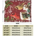 thumbnail image 5 of Cardinal Soft Cozy Fleece Blanket - Fluffy Warm Red Bird Flannel Plush Bedding Stuff Decor - Cardinal Gifts for Lover Women men Users Women Adults - Bed Travel 50"x60", 5 of 7