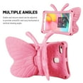 thumbnail image 3 of Tablet Case For Kids, 3D Cartoon Butterfly Non-Toxic EVA Light Weight Kid Proof Shockproof Case with Kickstand for Samsung Galaxy Tab A 8.0 2019 / Tab A 8.0 2017 / Fire HD 8 2018/2017, Pink, 3 of 5