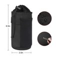thumbnail image 2 of 1 bolsa negra para botella de agua, portabotellas universal para bicicleta con bolsillo de malla, portavasos de agua con bloqueo ajustable para motocicleta, silla de ruedas, scooter ER, 2 of 5