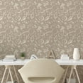 thumbnail image 2 of Ambesonne Cosmic Space Peel & Stick Wallpaper for Home, Ufo Alien Planets Star, 13"x100", Pale Sepia Off White, 2 of 5
