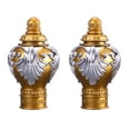 thumbnail image 1 of SHISUYAN 2 Pcs Embout de Tringle à Rideaux Rome Pole Décoration pour Chambre Salon 28mm ( ), 1 of 7