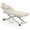 Beige01, variant on Electric Massage Table with Electric Lift Motor and Manual Backrest, Heavy Duty PU Leather Stationary Physical Therapy Table, Treatment Table Salon for Medical Spa/Facial Bed/Beauty Bed