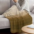 thumbnail image 3 of Brown Ombre Blanket Soft Cozy Warm Twin Blanket for Bed, Plush Fuzzy Flannel Fleece Blankets for Sofa, Modern Abstract Art Ocean Oil Painting Throw Blankets for Couch, Gifts for Men, 60"x80", 3 of 9