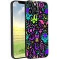 thumbnail image 1 of Horror-Black-Witchy-Neon-Skulls-4 Phone Case, Degined for iPhone 13 Pro Max Case Men Women, Flexible Silicone Shockproof Case for iPhone 13 Pro Max, 1 of 1