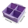 thumbnail image 2 of Zmeidao Ice Cube Trays 4-cell Ice Tray with Lid Summer New Product Ice Mould Ice Box Ice Tray, Small Ice Cube Molds for Cocktail, Beer, 2 of 3