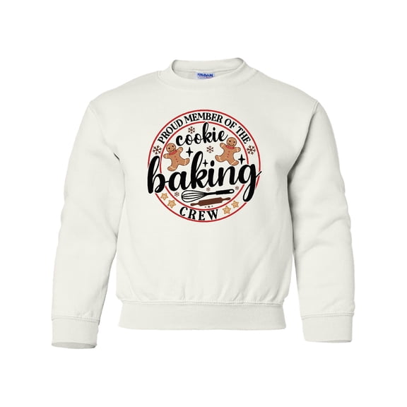 Inktastic Proud Member of the Baking Crew Youth Sweatshirt