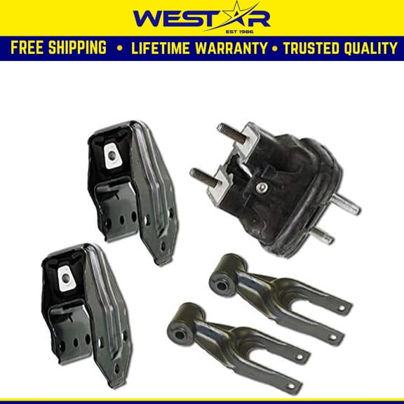 Fits 2008-2009 Buick Allure/LaCrosse 5.3L Engine Motor Mount Set 5pcs