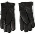 thumbnail image 7 of Alpine Swiss Mens Gloves Dressy Genuine Leather Warm Thermal Lined Wrist Strap, 7 of 7