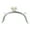 White, variant on Yokua DIY Metal Frame Lock for Coin Purse Making Handbag Handle Craft Accessories