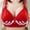 Red, variant on Sports Bras for Women Plus Size, Women Fashion Printed Bra Wire Underwear One-Piece Bra Everyday Underwear,Red,XL