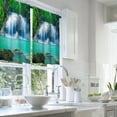 thumbnail image 2 of LALILO Kitchen Curtains and Valances Set of 3 36" Deep Window Treatment Tiers for Window Decor, 2 of 5
