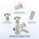 thumbnail image 3 of Uxcell 10Pcs M8 x 29mm Poste de tornillo de unión para agujero de 5/16", 3 of 7