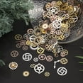 thumbnail image 6 of 1Box 400Pcs Resin Fillers Antique Steampunk Gears Charms 8-Color UV Epoxy Resin Supplies Filling Accessories for Jewelry Making Decoration, 6 of 9