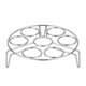 thumbnail image 2 of Rejilla de cocina de acero inoxidable resistente, rejilla de vapor gruesa, soporte de cocina versátil, estructura metálica gruesa, diseño de 2 niveles, plegable, para cocina o dormitorio, 2 of 6